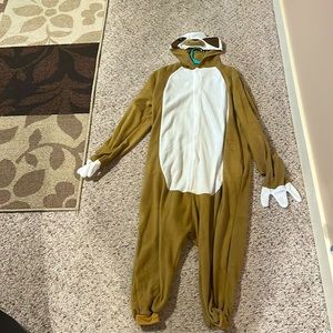 Brown sloth costume/onesie